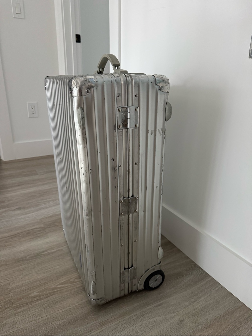 RIMOWA Vintage Aluminum Checked Bag - Picture 3 of 5